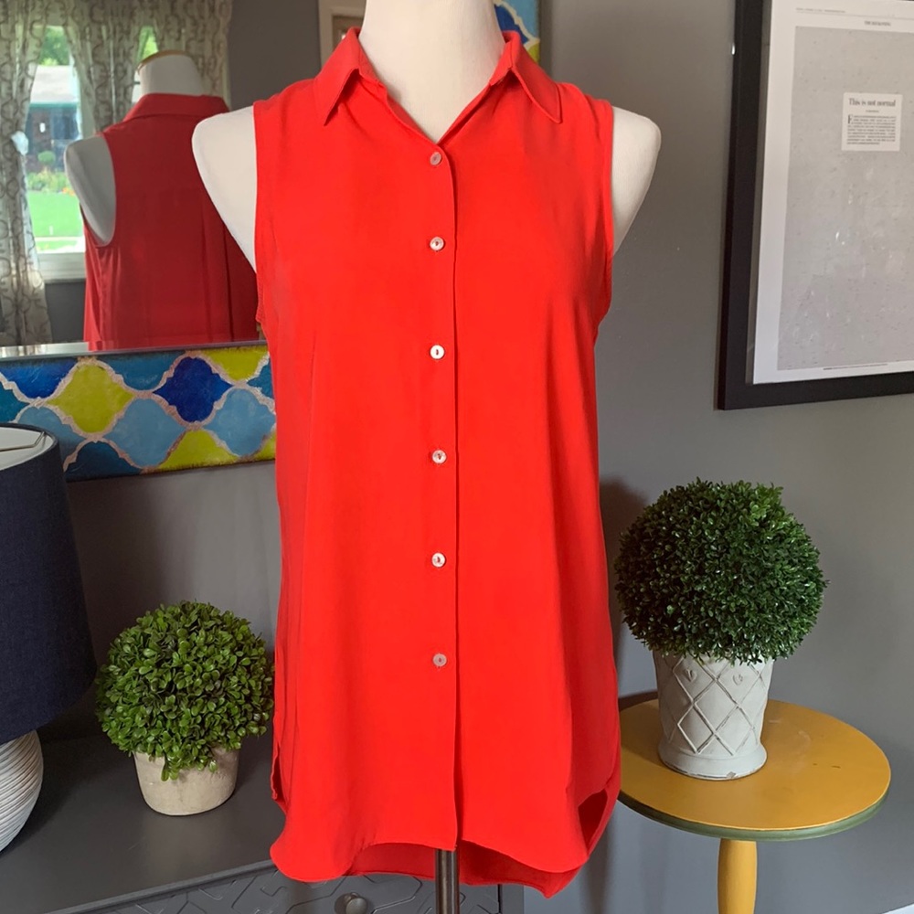 Rachel Zoe NWT Sleeveless Button Down Shirt